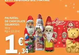 E.Leclerc Regina - pai natal de chocolate promoção