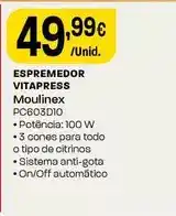 Intermarché Moulinex - espremedor vitapress promoção