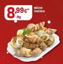 Intermarché Búzio cozido promoção