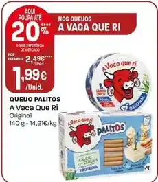 Intermarché A vaca que ri - queijo palitos promoção