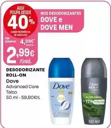 Intermarché Dove - desodorizante roll-on promoção