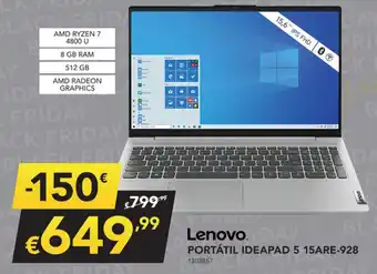 Radio Popular Lenovo Portátil Ideapad 5 15ARE-928 promoção