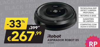 Radio Popular iRObot Aspirador Robot E5 promoção