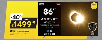 Radio Popular LG LED 86UP80006LA promoção