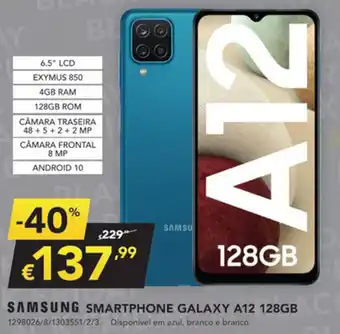Radio Popular Samsung Smartphone Galaxy A12 128GB promoção