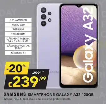 Radio Popular Samsung Smartphone A32 128GB promoção