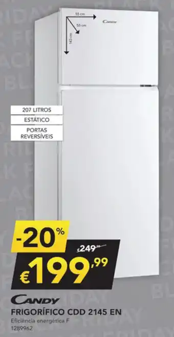 Radio Popular Candy Frigorífico CDD 2145 EN promoção