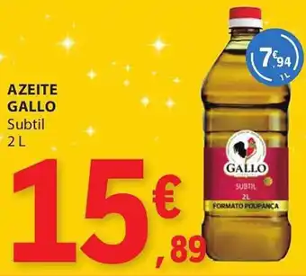E.Leclerc Azeite gallo subtil promoção