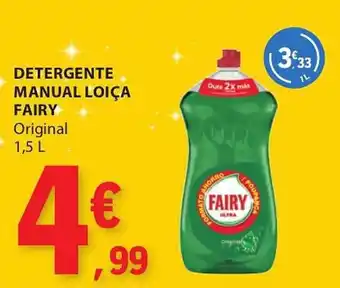 E.Leclerc Detergente manual loiça fairy original promoção