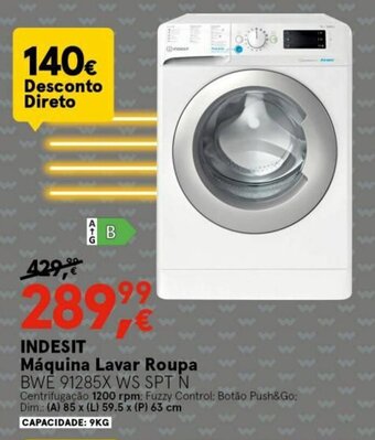 Indesit Máquina Lavar Roupa BWE 91285X WS SPT N