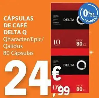 E.Leclerc Cápsulas de café delta q promoção