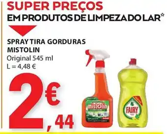 E.Leclerc Spray tira gorduras mistolin promoção