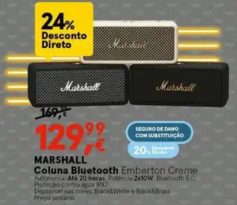 Marshall Coluna Bluetooth