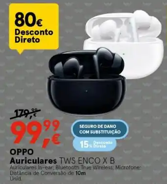 Worten Oppo Auriculares TWS Enco X B promoção
