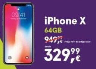 Worten iPhone X 64GB promoção