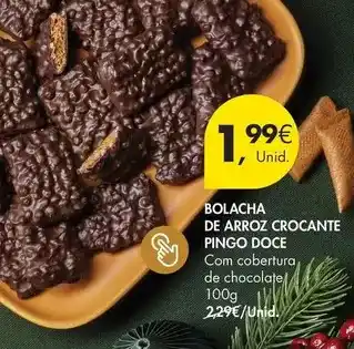 Pingo Doce Bolacha de arroz crocante pingo doce promoção