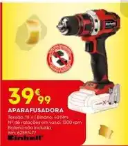 Bricomarché Einhell - aparafusadora promoção