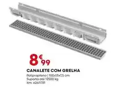 Bricomarché com - canalete com grelha promoção