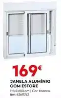 Bricomarché Janela aluminio com estore promoção