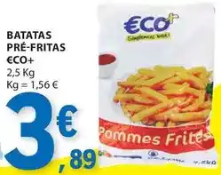 E.Leclerc Eco+ - batatas pré-fritas promoção