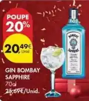 Pingo Doce Bombay - gin promoção
