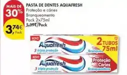 Pingo Doce Aquafresh - pasta de dentes promoção