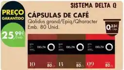 Pingo Doce Delta - sistema q cápsulas de café promoção