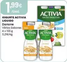 Intermarché Danone - iogurte activia liquido promoção