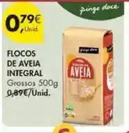 Pingo Doce Flocos de aveia integral promoção