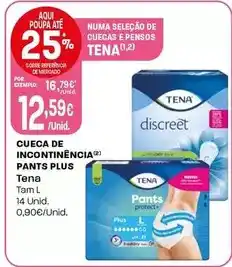 Intermarché Tena - cueca de incontinência pants plus promoção