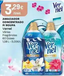 Intermarché Vernel - amaciador concentrado p/roupa promoção