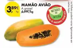 Pingo Doce A+ - mamão avião promoção