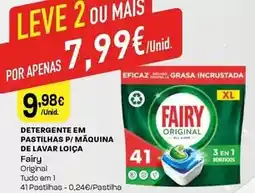 Intermarché Fairy - detergente em pastilhas p/máquina de lavar loiça promoção