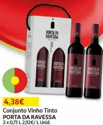 Conj. vinho tinto porta da ravessa 2x0.75l