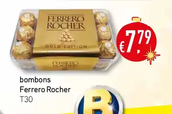 Bolama bombons Ferrero Rocher T30 promoção