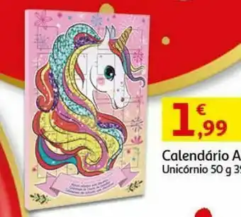 Auchan Calendario adviento new unicornio 50gr promoção