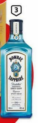 Auchan Gin bombay:sapphire 0.70 l promoção