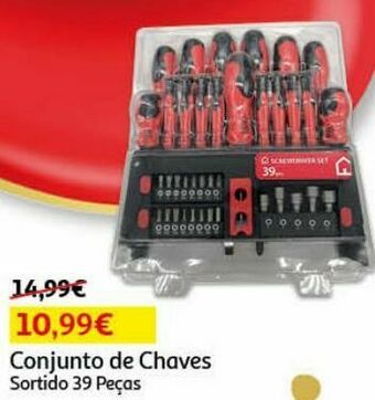 Conjunto de chaves:sortido 39 pçs