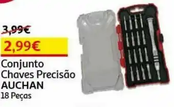 Auchan Conj. chaves precisão auchan:18pcs promoção