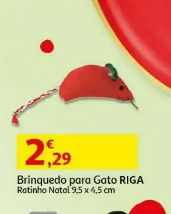 Auchan Brinquedo gato riga:ratinho 9,5x4,5cm natal promoção