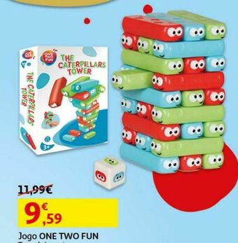 Jogo one two fun:torre de lagartas