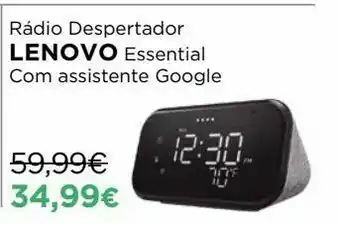 Rádio despertador lenovo