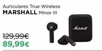 Auriculares wireless marshall