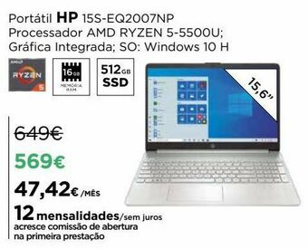 Portátil hp hp