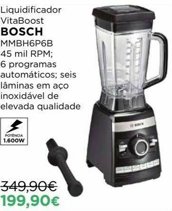 El Corte Inglés Liquidificador bosch promoção