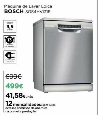 El Corte Inglés Lava louças bosch promoção