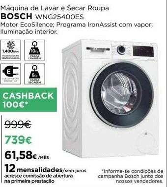 Lavadora e secadora bosch