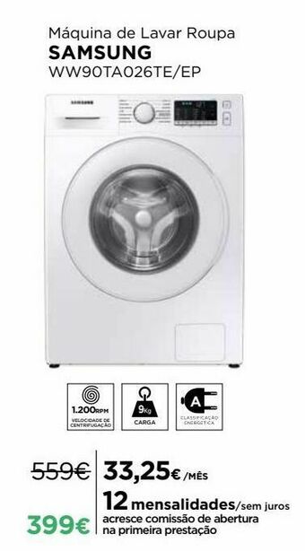 Máquina lavar roupa samsung