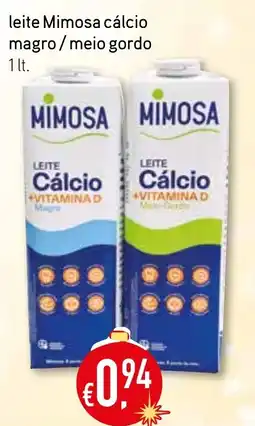 Bolama leite Mimosa cálcio magro/meio gordo promoção