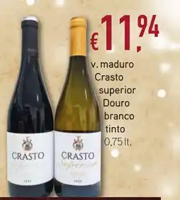 Bolama v. maduro Crasto superior Douro branco tinto promoção